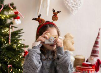 Little Girl at Christmas Party