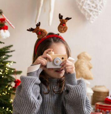 Little Girl at Christmas Party