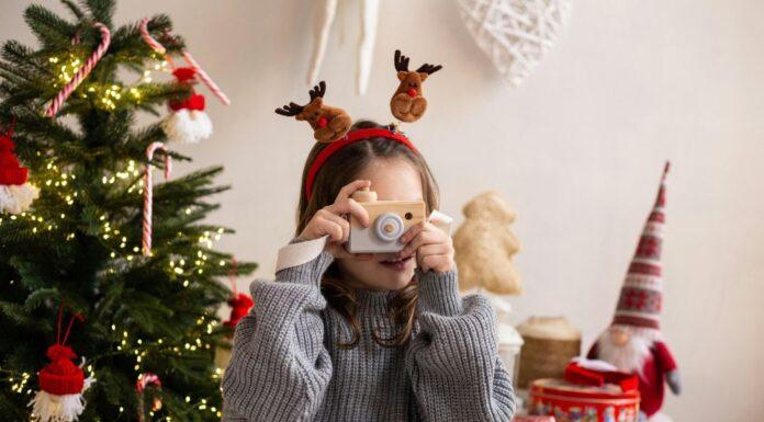 Little Girl at Christmas Party